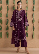 3 Pcs Lawn Cotton Kurta Set