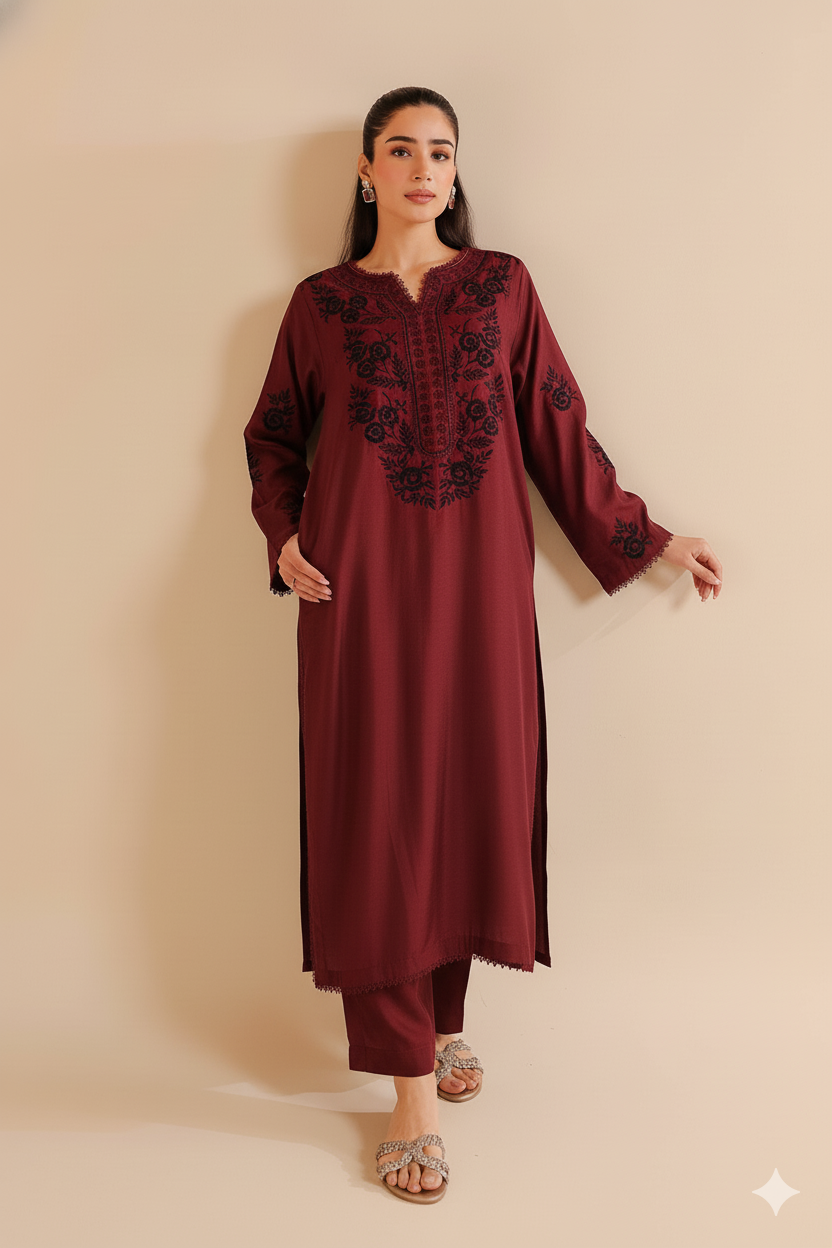 Maroon Whisper 2 PCS