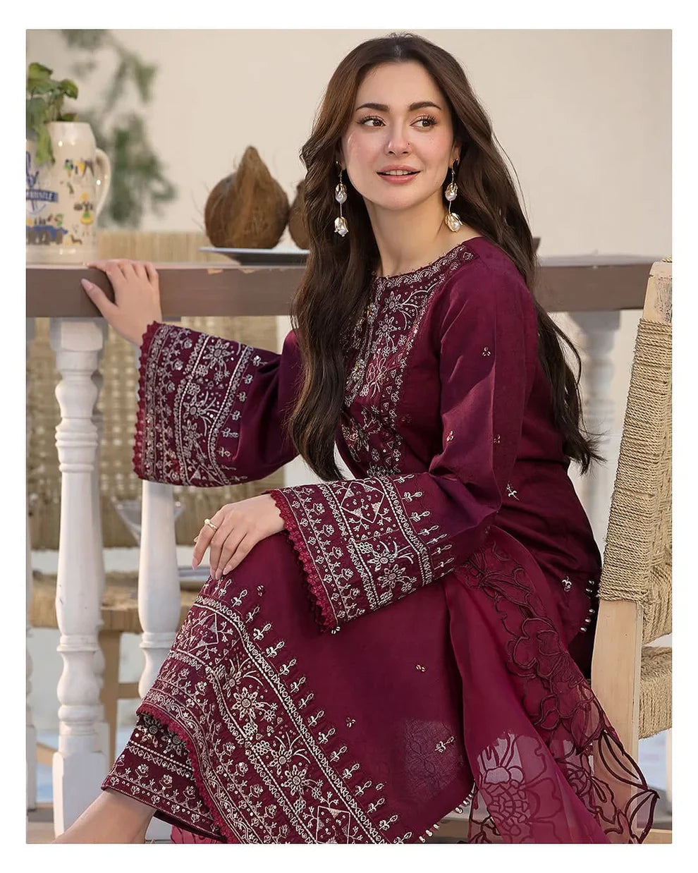 ALLEY EMBROIDERED 3PCS